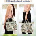thumbnail image 4 of FORMRS Womens Corduroy Tote Bag Crossbody Shoulder Handbag with Pocket, Green Mountain Pattern, 4 of 7
