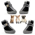 thumbnail image 2 of 4pcs Pet Dog Rubber Shoes Boot Breathable Wear-resistant Paw Protector For Hiking Running Pet Supplies2 yards He Qiyong unisex, 2 of 2