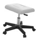 thumbnail image 3 of Taburete con reposapiés, silla de de trabajo, taburete de garaje, taburete con ruedas, taburete con ruedas para barbería, cafeterías con balcón rueda de bloqueo blanca, 3 of 9