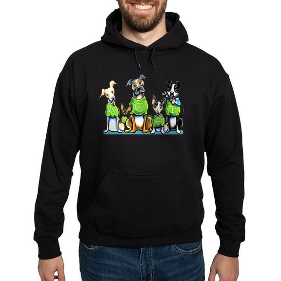 CafePress - Adopt Shelter Dogs DK Hoodie - Pullover Hoodie, Classic, Comfortable Hooded Sweatshirt