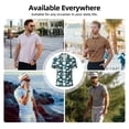 thumbnail image 5 of Sikiie Sweet Dream Lamb Print Men's Short-sleeved POLO Shirts, Button-down Shirts and T-shirts are Suitable for Vacation, Leisure and Business-Small, 5 of 6