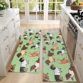 thumbnail image 4 of Kitchen Rugs Sets Of 2,Cute Cartoon Dachshund Anti Fatigue Kitchen Mat Rugs Non Slip Washable,Decorative Kitchen Floor Mats for Kitchen,Sink,Laundry,17"X47", 4 of 5
