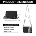 thumbnail image 4 of Bandolera Telena para mujer Puffer Lightweight Black, 4 of 6