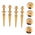 thumbnail image 2 of Juego de 4 M8 de piso Subwoofer Soporte Spikes Pies Almohadillas a prueba de golpes Oro Sunnimix Picos de altavoz de cobre, 2 of 6