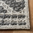 thumbnail image 4 of SAFAVIEH Trace Bernadette Geometric Striped Area Rug, Grey/Charcoal, 5' x 8', 4 of 6