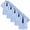 Blue, variant on HAOTAGS 5PC Boys Button-Up Shirts Size 12,Collar British Style Short - Sleeve School Uniform Shirts White