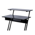 thumbnail image 3 of Monoprice Recording Studio Desk with Raised Platform and Keyboard Tray, Studio Workstation, Stable & Lightweight, For Home Studio - Stage Right Series, 3 of 6
