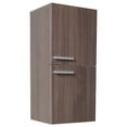 thumbnail image 1 of Fresca Gray Oak Bathroom Linen Side Cabinet with 2 Storage Areas, 1 of 3