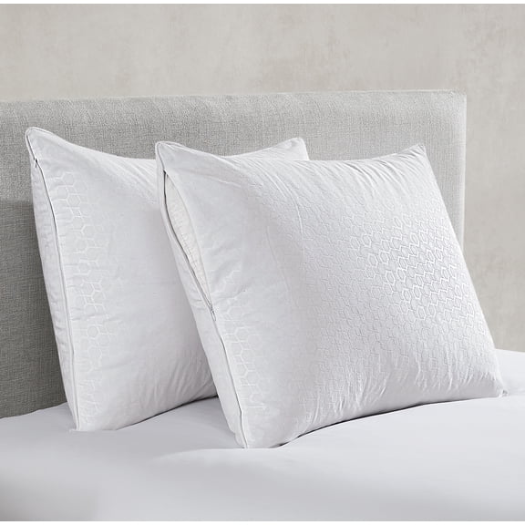 Nanobionic® Embossed Microfiber Standard Pillow Protector in White