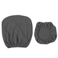 thumbnail image 1 of POINTERTECK Pack de 2 Housse de Chaise de Bureau Résistant à l'Usure des Chaises Multicolores Housse de Coussin de Dossier, 1 of 5