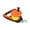 Orange, variant on Yammee Scubas Diving Reel with Thumb Stoppers and High Visibility Line Easy Use