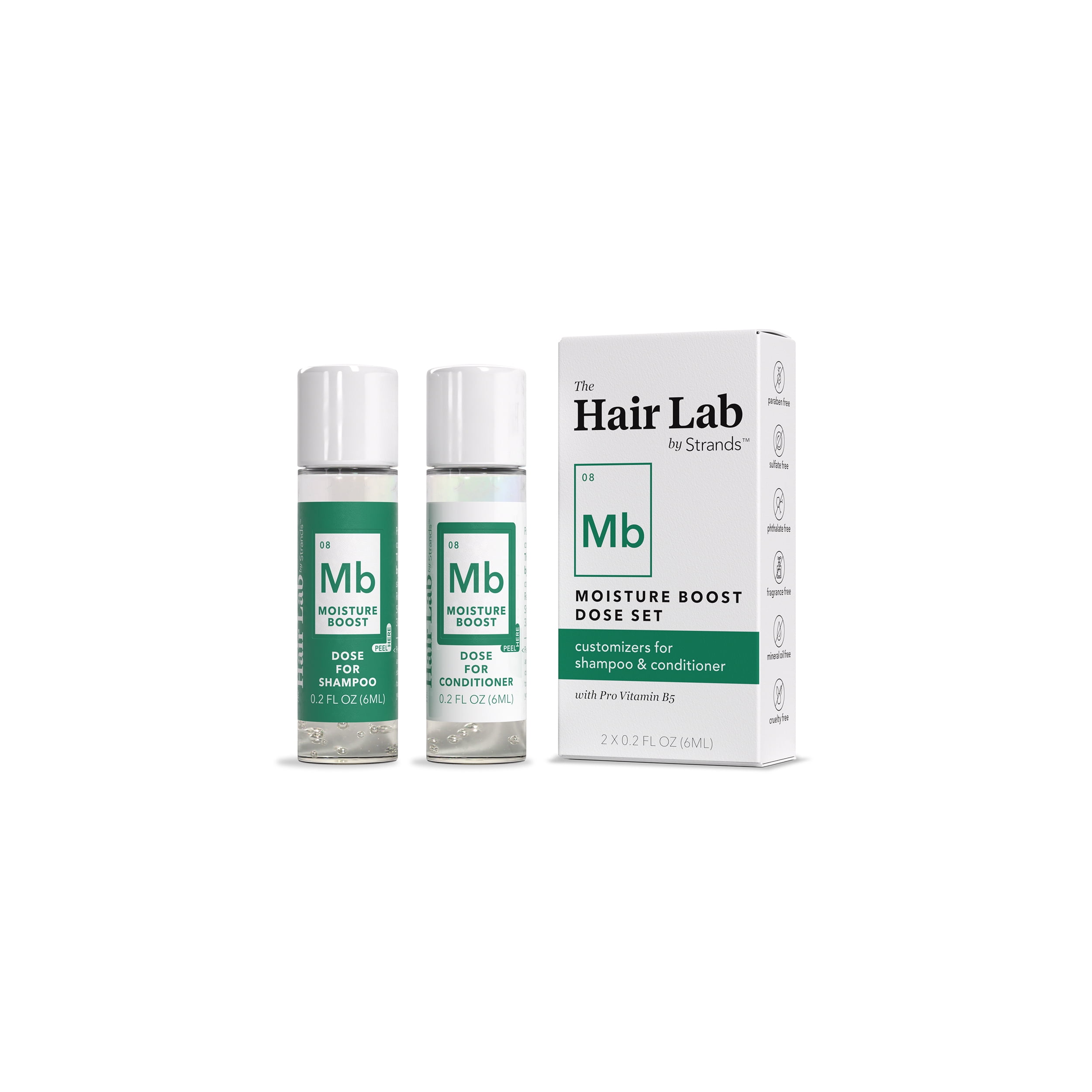 The Hair Lab Moisture Boost Dose Set, 2 x 0.2 oz.