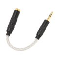 thumbnail image 4 of 4.4mm Balanced Female to 3.5mm Stereo Male Adapter Cable Gold Plated Connectors Portable Headphone Convert Cable Silver, 4 of 5