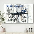 thumbnail image 2 of DesignArt l'Élan Bleu Grande Horloge Murale, 2 of 2