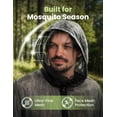 thumbnail image 4 of Relexit Mosquito Jacket with Face Cover, Full Zip Mesh Bug Shirt for Fishing, Hiking, Camping & Outdoor Activities, 4 of 6