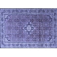 thumbnail image 1 of Ahgly Company Indoor Rectangle Persian Blue Traditional Area Rugs, 7' x 10', 1 of 4