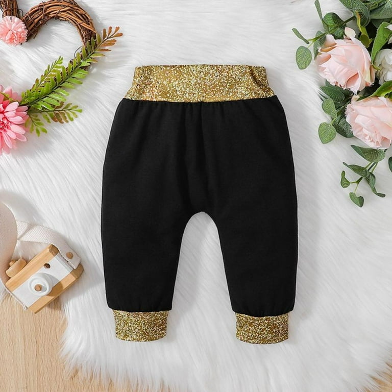 SYNPOS 0 18M Baby Boy Girl My First New Year Outfit Infant New Year Eve Bodysuit with Headband