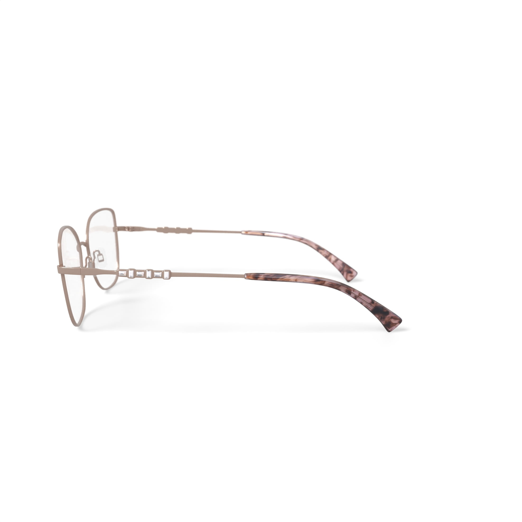 Walmart Women's MC012 Tori Cat Eye Prescription Eyeglasses with Case, Rose Gold