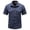 Dark Blue, variant on Vmvidoty Men's Tactical Dress Shirt - Short Sleeve Khaki XL