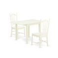 thumbnail image 2 of East West Furniture Dining Room Set Linen White, NDDO3-LWH-W, 2 of 5