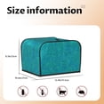 thumbnail image 5 of Lsque Blue Green Glitter Print 4 Slice Toaster Cover , Kitchen Appliance Dustproof Protector , Toaster Protector Dustproof Kitchen Appliance Cover, 5 of 7