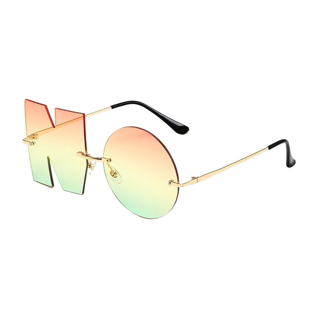 Gafas de sol sin montura para mujer y hombre, ultraligeras y versátiles. multicolor
