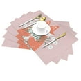 thumbnail image 2 of XMXY Woven Placemats Set of 4 PCS, Cartoon Design Red Fox Table Mats Washable Heat Resistant Placemats, 2 of 6