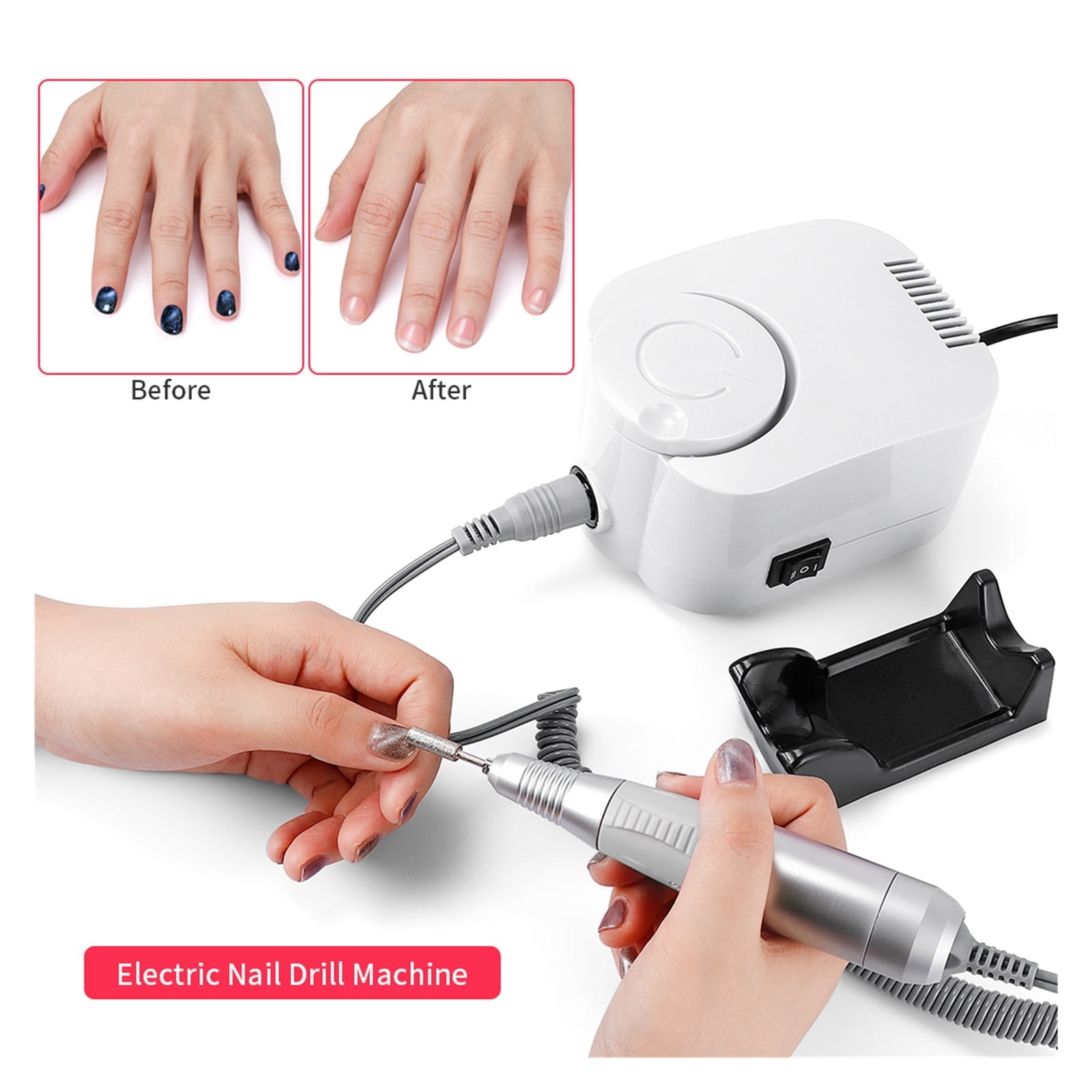 35000RPM Electric Nail Drill Manicure Machine Set For Nail, Pedicure Machine, Fingernail Drill Equipment, Manicure Tools ,Low Noise