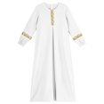 thumbnail image 3 of iiniim Kids Girls Round Neck Long Sleeve Maxi Dress Theme Party Masquerade White 6, 3 of 7