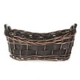 thumbnail image 1 of Oval Split Willow Woodchip Basket with Wood Handles 14in, 1 of 4