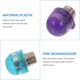 thumbnail image 3 of KAKOWELY 10 piezas de accesorios transparentes para tijeras de pelo, protectores y silenciadores (color aleatorio), 3 of 4