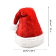 thumbnail image 3 of Christmas Thickened Hat, Soft Fluffy Santa Hat, Kids Adults Xmas Party Costume, Holiday Winter Hat, Christmas Decoration Accessory, Festive Santa Hat for Celebration Christmas Decorations, 3 of 5