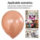 thumbnail image 5 of Bewildely 100 Uds 10 pulgadas 1,5g Globos de látex perlado fiesta de feliz cumpleaños boda adornos navideños Globo niños bolas de aire Globos Kits de decoración para fiestas Café Bewildely HA002049-23, 5 of 6