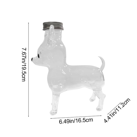 Chihuahua Shaped Airtight Candy Jar with Lid, Cute Pet-Themed Snack Container for Kitchen and Gifts