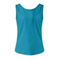 thumbnail image 6 of XIAONU Blouses For Womens Deep V Back Slim Fit Elastic Vest Trendy Ladies Solid Color Backless Beach Vacation Top, 6 of 6