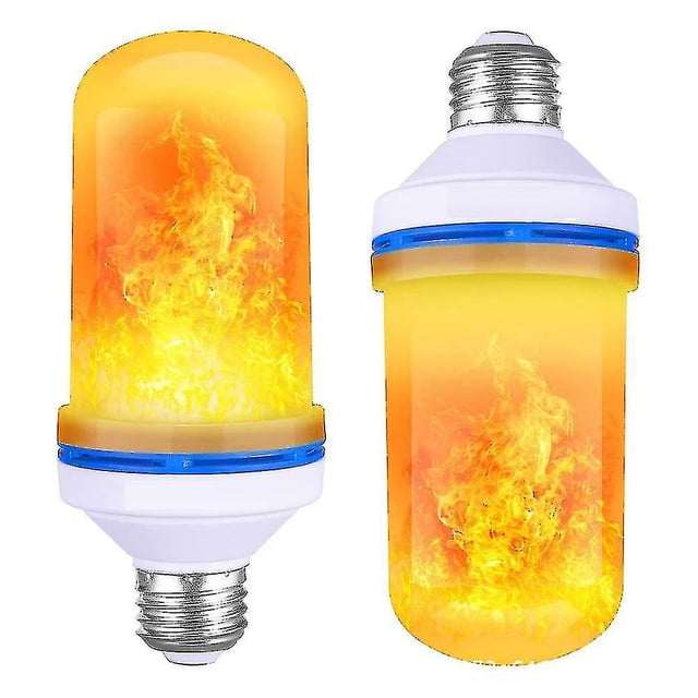 Bombilla de llama LED decorativa JanHm 4 modos E26 efecto invertido