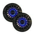 thumbnail image 3 of Enrock EM856 Gauge-Style Multimedia Marine-Grade Receiver, 2 x EnrockMarine 6.5" 2-Way 180W Speakers (Black) w/ Blue LEDs, Auxiliary Interface Mount, Radio Antenna, Speaker Wire, 3 of 6