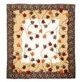 thumbnail image 2 of Patch Magic Quilts Autumn Bliss Quilt, Hand cut and Appliqued cotton fabric motifs - Super Queen, 2 of 2