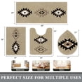 thumbnail image 6 of Bathroom Rugs Sets 4 Piece with Toilet Lid Cover, Non Slip Bathroom Mats Extra Soft Chenille Bath Rugs Absorbent Shaggy Rugs Perfect Plush Mats U-Shaped Toilet Rug and Toilet Cover Kitchen, 6 of 9