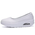 thumbnail image 3 of Big Size Women's Casual Loafers Slip On Leather Shoes Lightweight Casual Walking Shoes Female Moccasins Classic Penny Loafer Flats Boat Shoes, 3 of 11