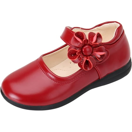 Baby Girls Sandals Soft Sole Flat Shoes Non-Slip Leather Bowknot Casual Shoes Summer for Toddler/Littler Kid/Big Kid