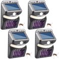 thumbnail image 1 of (paquete de 4) Lámparas solares 2 en 1 para exterminar mosquitos, sensor de movimiento PIR, luz de pared, lámpara exterminadora de mosquitos con descarga eléctrica ultravioleta, exterminador, 1 of 5