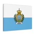 thumbnail image 4 of San Marino Country Flag Canvas Vibrant Wall Art Unframed Home Decor, 4 of 13