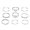 Silver, variant on AYYUFE 9 Pcs/Set Lady Finger Ring Exquisite Vintage Simple Creative Ring Set for Gift Alloy Gold