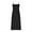 Black, variant on Horkkom Maxi Dress for Women V Neck Solid Color Summer Dresses Casual Spaghetti Strap Long Dresses with Pockets L