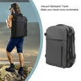 thumbnail image 4 of Sac à Dos de Compression sous Vide, Sac à Dos de Voyage Extensible 36-55L Imperméable avec Serrure TSA, Compartiment pour Ordinateur Portable 16 Pouces, Grande Capacité Sac à Dos d'Affaires pour Camping, 4 of 7