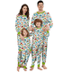 thumbnail image 3 of Pijamas familiares a juego de Navidad 2025, pijamas de dibujos animados de muñeco de nieve de Feliz Navidad, conjunto de ropa para adultos y niños, mono de bebé + ropa para perros, 3 of 4