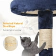 thumbnail image 2 of BestPet 36 inch Tall Cat Tree Cat Tower Cat Condo Multi-Level,Navy&nbsp;Blue, 2 of 7