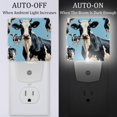 thumbnail image 2 of Cattle LED Square Night Lights: Energy-Efficient and Stylish Illumination Device for Bedrooms and Living Areas, Set of 2, 200 Characters., 2 of 6