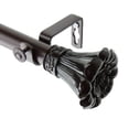 thumbnail image 3 of Window Decorative Hardware Blossom Curtain Rod 120" - 170" Light Gold, 3 of 4